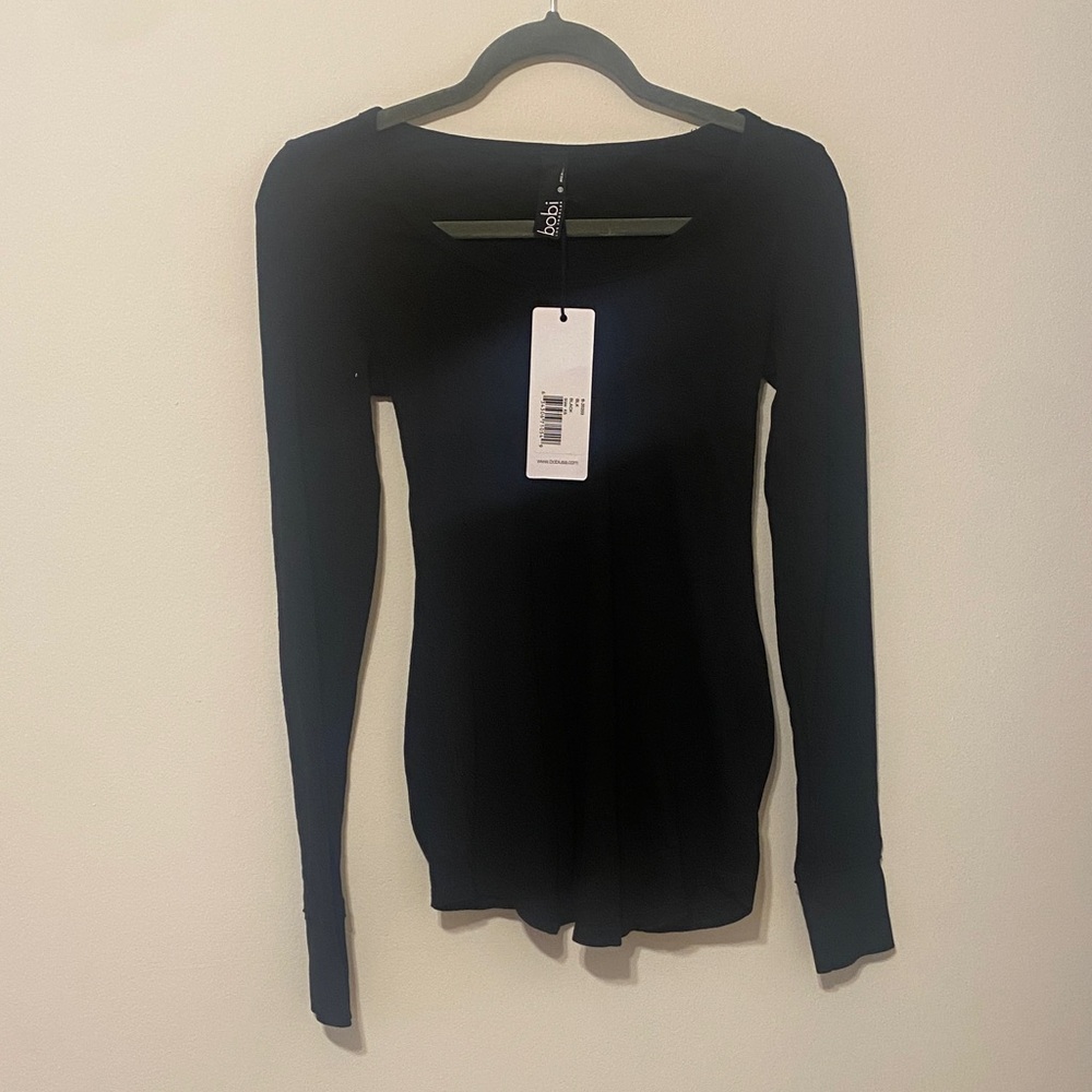 bobi Classic Black Long Sleeve Top